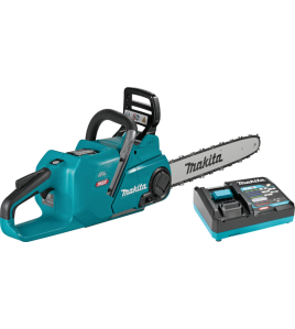 Акумулаторен професионален верижен трион за дърва Makita UC016GT101 , XGT, 40 V, 40 см, + батерия 4 Ah+ бързо зарядно устройство