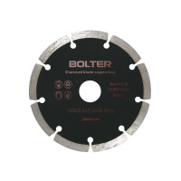 Диамантен диск за строителни материали 125 mm  BOLTER