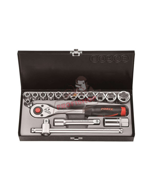 Гедоре 1/2" шестостен (8-26mm) 17 ч. JN99036 FORCE 4173-5 Гедоре 1/2" шестостен (8-26mm) 17 ч. JN99036 FORCE 4173-5