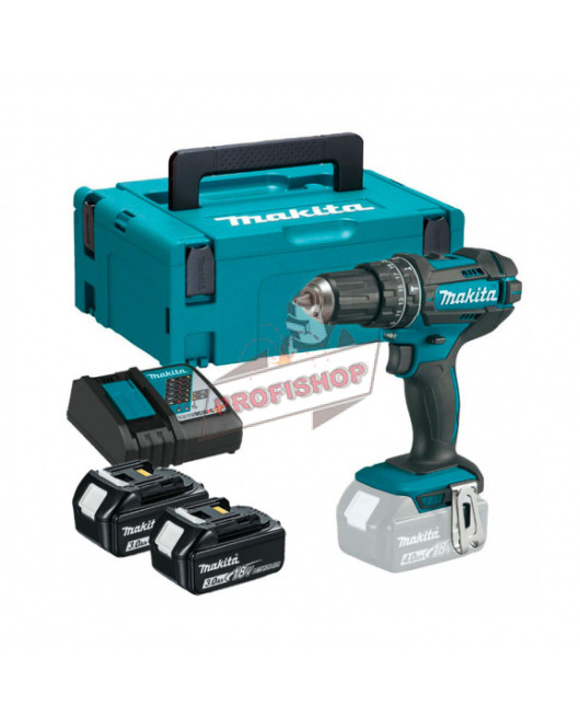 Акумулаторен ударен винтоверт, 18 V, 62 Nm, MAKITA DHP482RFE Акумулаторен ударен винтоверт, 18 V, 62 Nm, MAKITA DHP482RFE