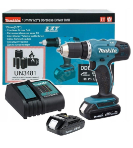 Акумулаторен винтоверт 18V,LXT, 1.5 Ah, 42 Nm MAKITA DDF453SYX4