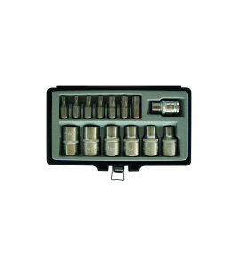 Вложки и накрайници комплект JN62685 Force 1/2" /E10-E20/ /T25-T55/ 14 броя 4157