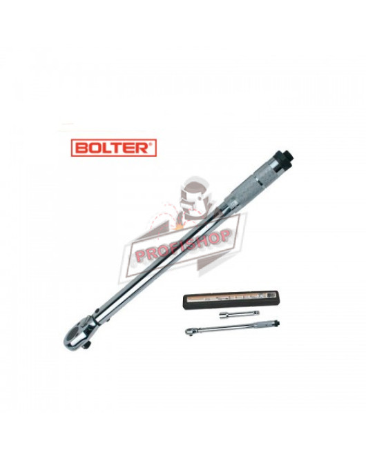 Динамометричен ключ BOLTER, 1/2", 40-220 Nm