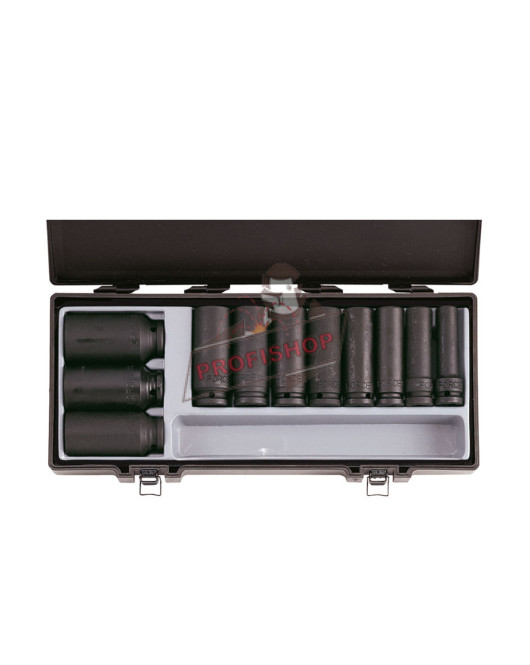 Вложки 1/2" удължени ударни (12-32mm) комплект 11 бр. JN94001 FORCE 4119 Вложки 1/2" удължени ударни (12-32mm) комплект 11 бр. JN94001 FORCE 4119