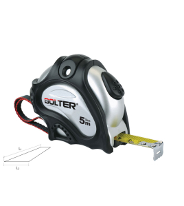 Ролетка металик Bolter с автоматичен стоп 5m x 19 mm
