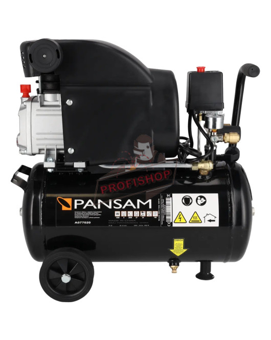 Компресор 24L с маслено смазване 1500W 8 bar, PANSAM A077020