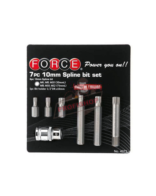 Комплект накрайници Force 1/2''