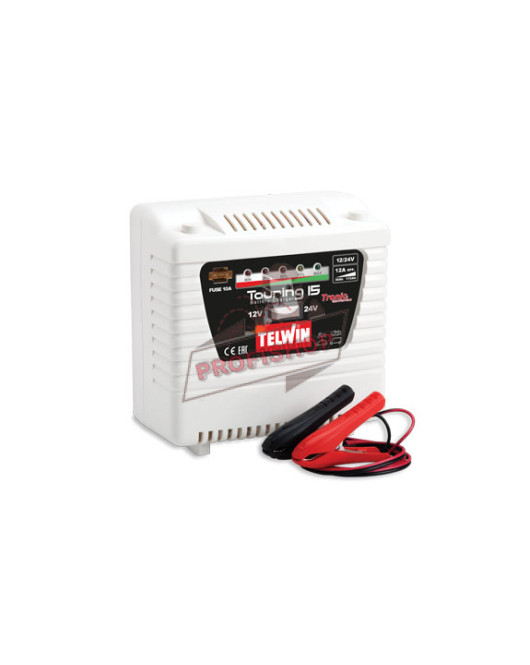 Зарядно устройство TELWIN Touring 15 TN807592 / 12-24 V, бял/