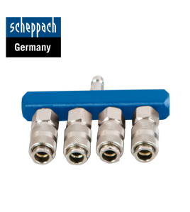 Четириглава бърза връзка / Scheppach 7906100725 /