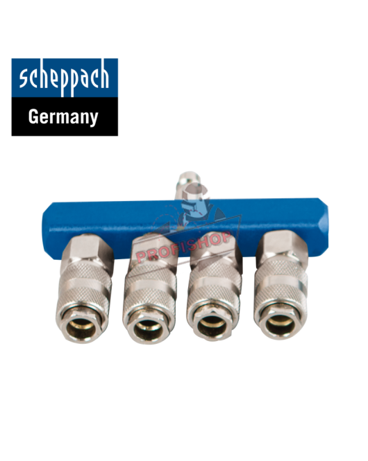 Четириглава бърза връзка / Scheppach 7906100725 /