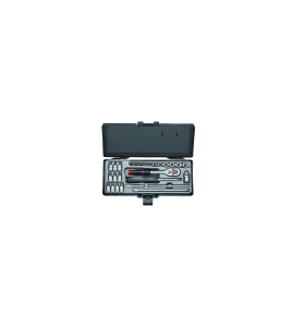 Гедоре 1/4" дванадесетостен (4-14mm) 27 ч. JN68013 FORCE 2281 