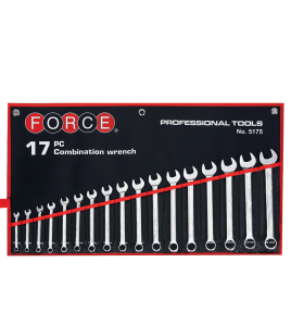 Ключове звездогаечни 75⁰ (6-22mm) комплект 17 бр. JN62362 FORCE