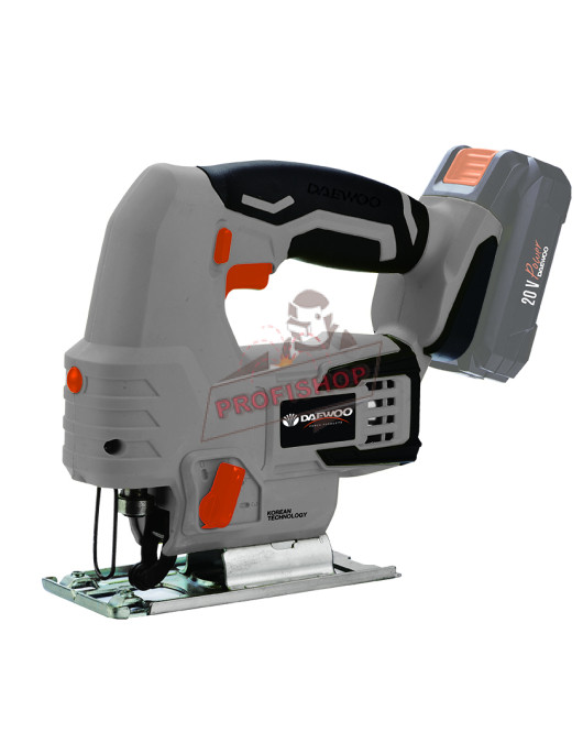 Акумулаторен прободен трион - Daewoo "UNI-BAT" / 20V Li-ion, 0-2500 rpm, DALJS18-1 Акумулаторен прободен трион - Daewoo "UNI-BAT" / 20V Li-ion, 0-2500 rpm, DALJS18-1