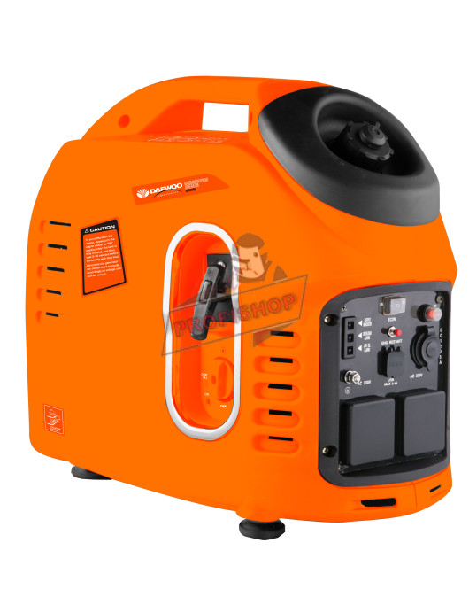 Инверторен монофазен бензинов генератор DAEWOO 2000 W, 80 cc DAIG2000S