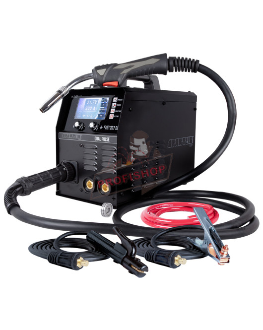 Заваръчен апарат EasyMIG 207DP SYNERGIC MIG WITH DUAL PULSE SPARTUS