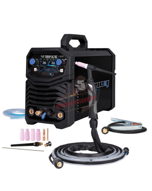 Инверторен заваръчен апарат EasyTIG 200XP AC/DC с TIG горелка SPE 17 - 4m SPARTUS 