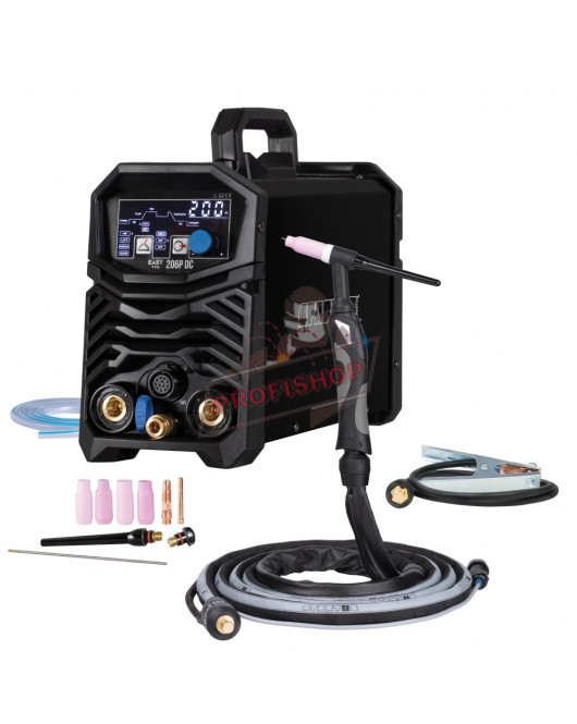 Инверторен заваръчен апарат EasyTIG 206P DC с TIG горелка SPE 17 - 4m SPARTUS