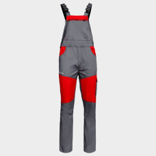 Работен полугащеризон EOS STRETCH RED/GREY 02002369