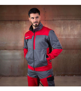 Работно яке EOS STRETCH RED/GREY 02002367