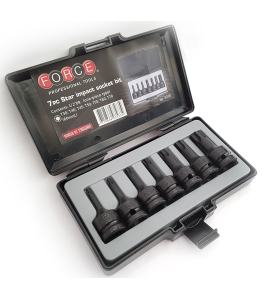 Вложки 1/2'' ударни комплект (Т30-Т70) Torx 7 части , FORCE JN10564/ 4078