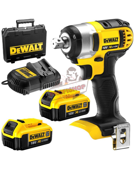 Гайковерт ударен акумулаторен 18V, 4.0 Ah, DEWALT DCF880M2, 1/2“, 203N Гайковерт ударен акумулаторен 18V, 4.0 Ah, DEWALT DCF880M2, 1/2“, 203N
