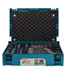 Гедоре комплект Makita , 1/2", 1/4", 3/8", 87 части, в куфар Makpac /E-11542