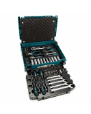 Гедоре комплект Makita , 1/2", 1/4", 3/8", 87 части, в куфар Makpac /E-11542 Гедоре комплект Makita , 1/2", 1/4", 3/8", 87 части, в куфар Makpac /E-11542