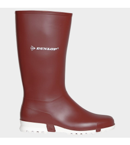 Дамски гумени ботуши Dunlop Sport BURGUNDY/WHITE 06300074