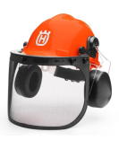 Каска Husqvarna противоударна с антифони и метална защитна мрежа 35 dB, Husqvarna 585077301