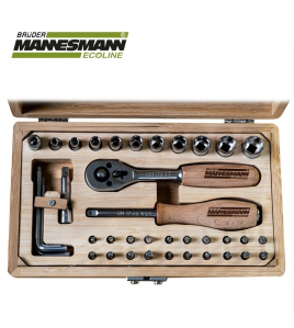 Комплект инструменти битове и вложки “Еко линия“ Mannesmann 1/4“ 41 части