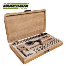 Комплект инструменти битове и вложки “Еко линия“ Mannesmann 1/4“ 41 части