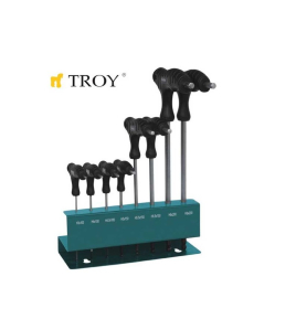 Комплект шестограми в стойка / TROY 22308 /