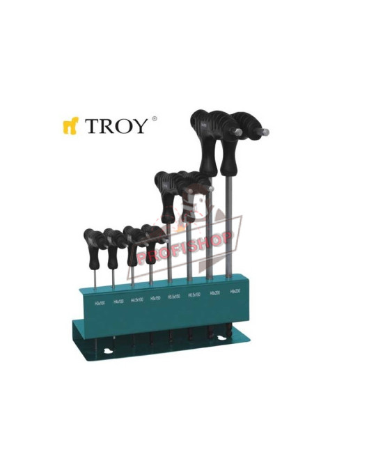 Комплект шестограми в стойка / TROY 22308 / Комплект шестограми в стойка / TROY 22308 /