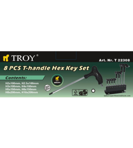 Комплект шестограми в стойка / TROY 22308 /