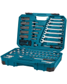 Гедоре комплект 221 части ,вложки, битове, ръчни инструменти Makita E-10883 Гедоре комплект 221 части ,вложки, битове, ръчни инструменти Makita E-10883
