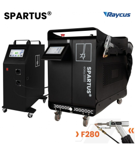 Лазерна заваръчна машина SPARTUS Easy 2000 с двойно подаващо устройство за тел