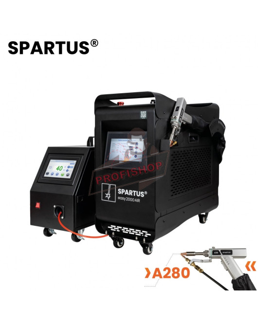 Лазерна заваръчна машина SPARTUS Easy 2000AIR с телоподаващо устройство Лазерна заваръчна машина SPARTUS Easy 2000AIR с телоподаващо устройство