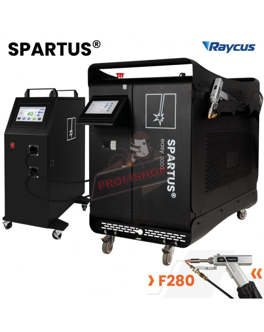 Лазерна заваръчна машина SPARTUS Easy 3000 с двойно подаващо устройство за тел Лазерна заваръчна машина SPARTUS Easy 3000 с двойно подаващо устройство за тел