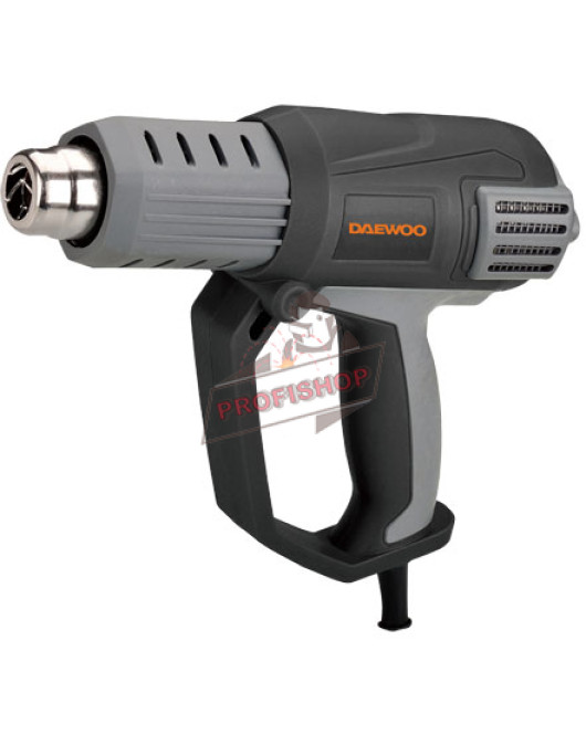 Пистолет за горещ въздух DAEWOO 2000W, 0-50C°;50-600C° DAHG 2000BC Пистолет за горещ въздух DAEWOO 2000W, 0-50C°;50-600C° DAHG 2000BC