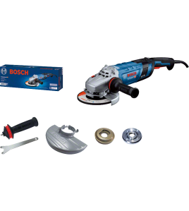 Електрически ъглошлайф, 2800 W, 230 мм, с аксесоари, Bosch GWS 30-230 B, 06018G1000 +ПОДАРЪК 10 бр. диск за метал Bosch 230 mm,3 mm