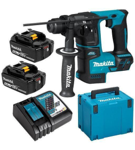 Акумулаторен перфоратор Makita , LXT, 18 V, 5.0 Ah, SDS-plus, 1.2 J, DHR171RTJ