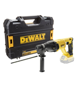 Перфоратор акумулаторен безчетков без батерия и зарядно DeWALT DCH133NT, SDS-plus, 18 V