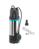 Потопяема многостъпална помпа за вода Gardena 5900/4 Inox, 1", 900 W, 35 м, с поплавък/ 01768-20 Потопяема многостъпална помпа за вода Gardena 5900/4 Inox, 1", 900 W, 35 м, с поплавък/ 01768-20