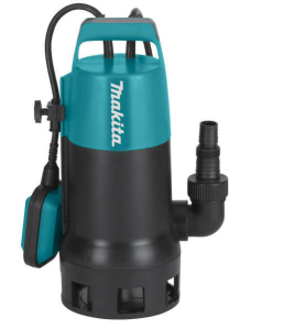Потопяема помпа за мръсна и кална вода 1100 W, воден стълб 10 м, 14.4 м3/ч, Makita PF1010