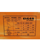 Инверторен апарат за заварки в аргонова среда WSME-250 250А TIG Pulse AC/DC и MMA Elgen Инверторен апарат за заварки в аргонова среда WSME-250 250А TIG Pulse AC/DC и MMA Elgen