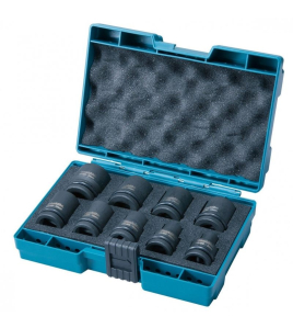 Комплект ударни вложки за гайковерт, 1/2", 8-21 мм, 9 бр, Makita B-66232