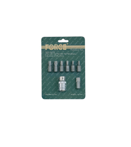 Накрайници "Torx" 1/2'' x 10мм к-т 8ч JN99023 Force