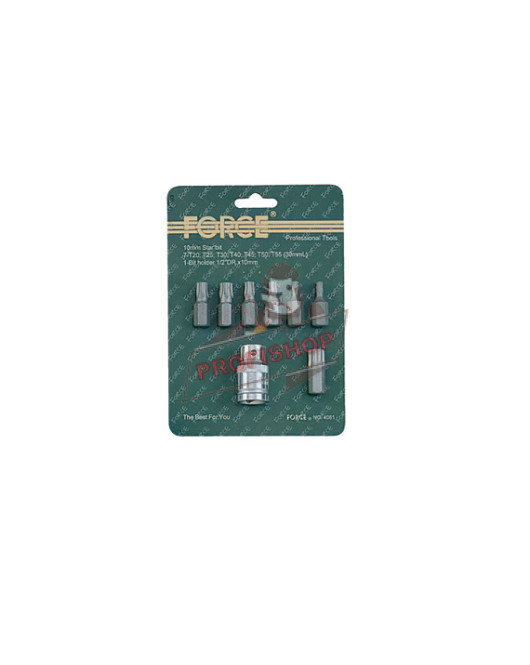 Накрайници "Torx" 1/2'' x 10мм к-т 8ч JN99023 Force Накрайници "Torx" 1/2'' x 10мм к-т 8ч JN99023 Force
