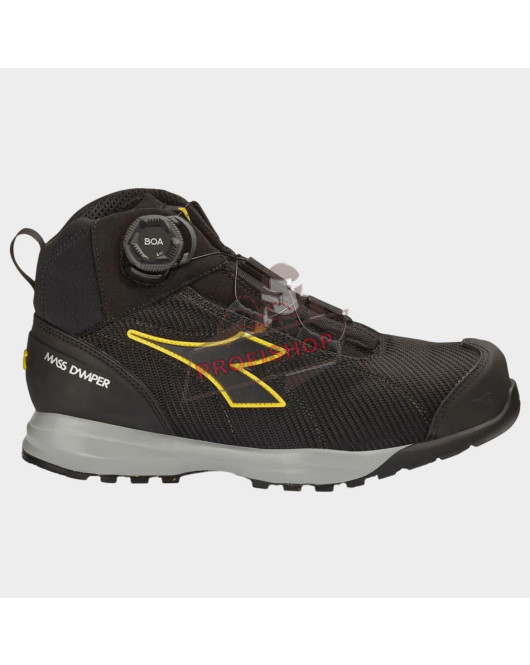 DIADORA GLOVE MDS BOA MID S3S FO HRO SR SC ESD BLACK Работни обувки DIADORA GLOVE MDS BOA MID S3S FO HRO SR SC ESD BLACK Работни обувки