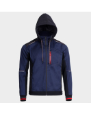 Работно яке REVOLT 4STRETCH NAVY BLUE/BLACK/RED 02001841